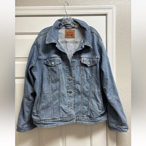 Levis Trucker Denim Jean Jacket Women’s Size 3X